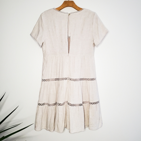 Ava. Linen Boho Sheath Dress - Picture 5 of 11